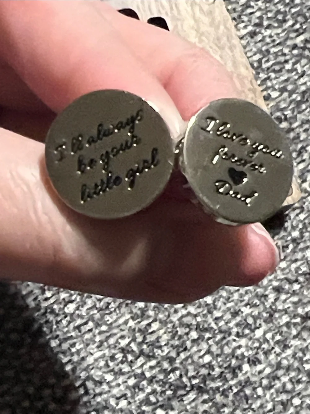 Father of the Bride Cuff Links and Tie Clip Set